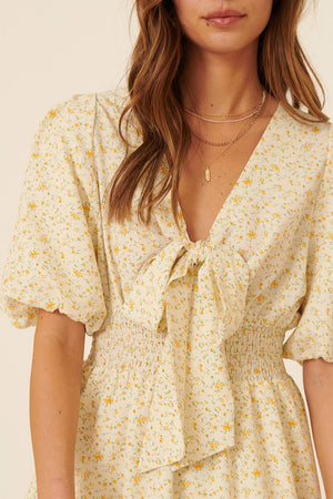 High Society Floral Mini Dress