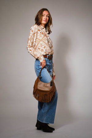 Imperfect Desert Western Button Up Shirt