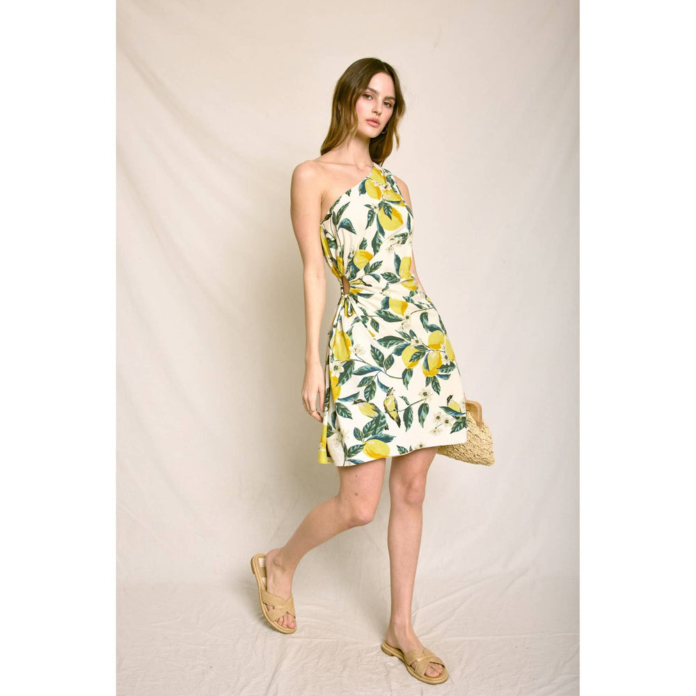 Amalfi Coast Lemon Grove Mini Dress