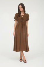 Sweet and Simple Bow Midi Dress