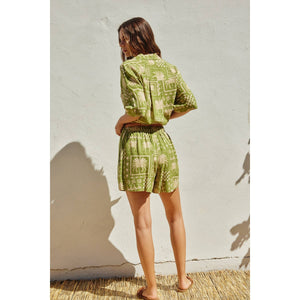 Rancho Mirage Relaxed Shirt And Shorts Set