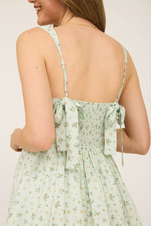 Femme Floral Tiered Midi Dress