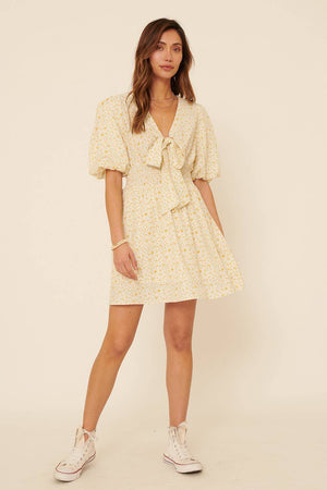 High Society Floral Mini Dress