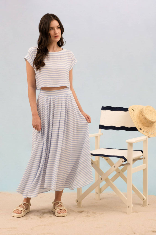 Sail Away Midi Skirt