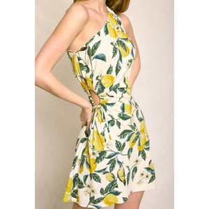 Amalfi Coast Lemon Grove Mini Dress