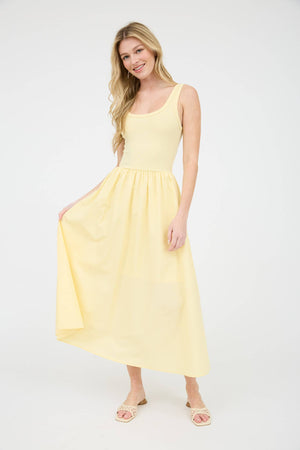 Sage Blossom Tank  Dress