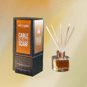 Cable Knit Scarf - Reed Diffuser