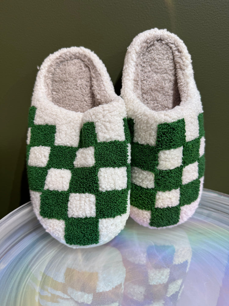 Checkered Slippers