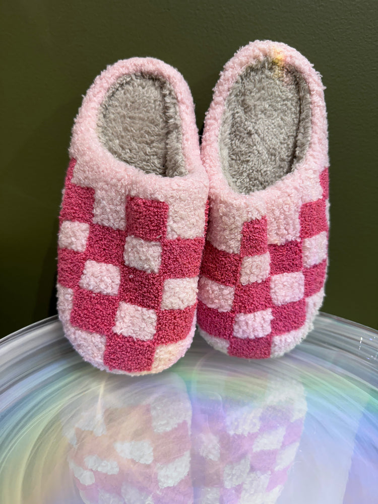 Checkered Slippers