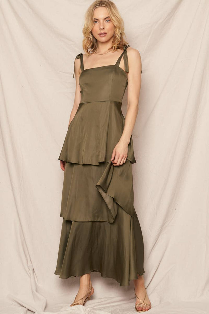 Champagne Taste Tiered Maxi Dress