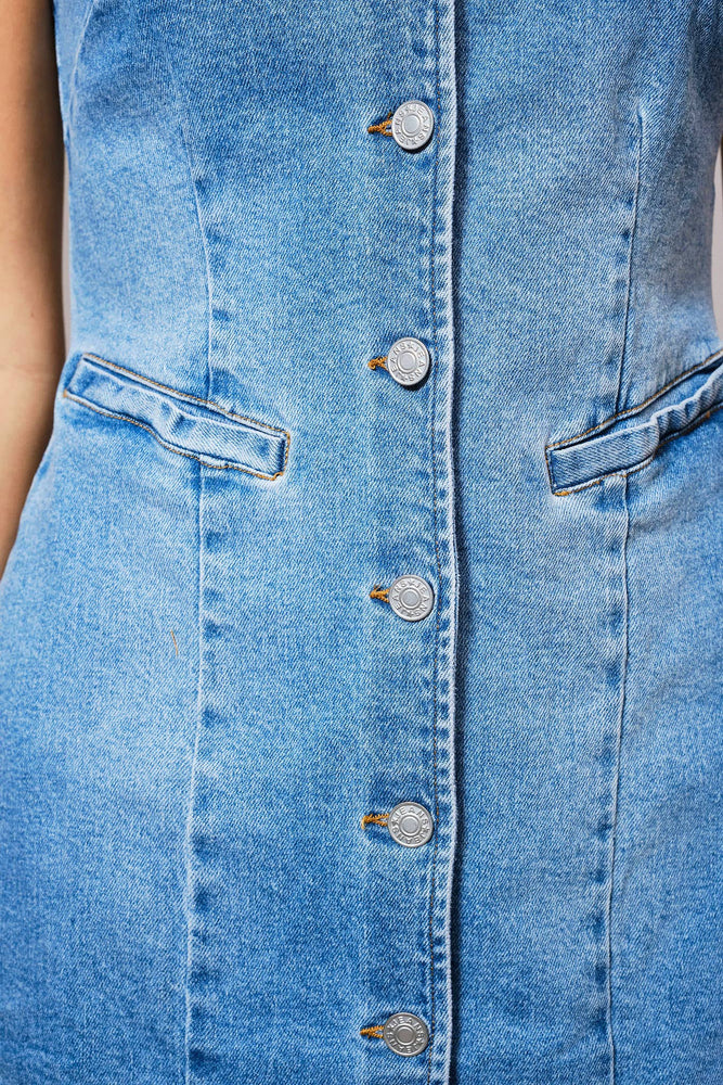 Gone Country Denim Mini Dress