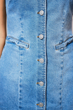 Gone Country Denim Mini Dress