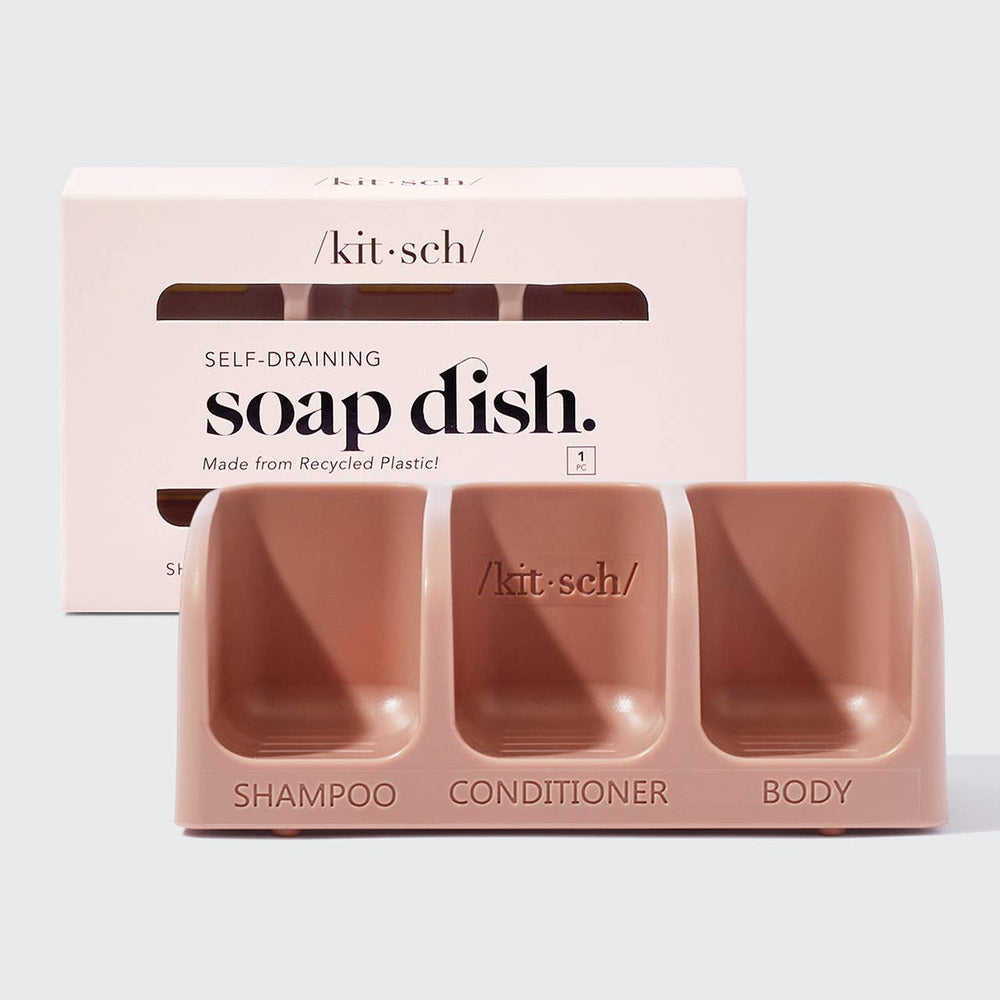 Self-draining Soap Dish