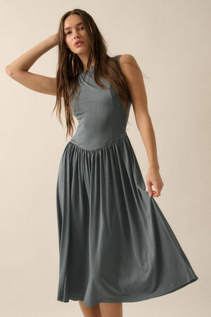 Yacht Club Drop Waist Dress
