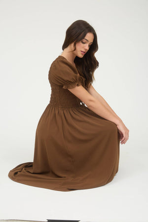 Sweet and Simple Bow Midi Dress