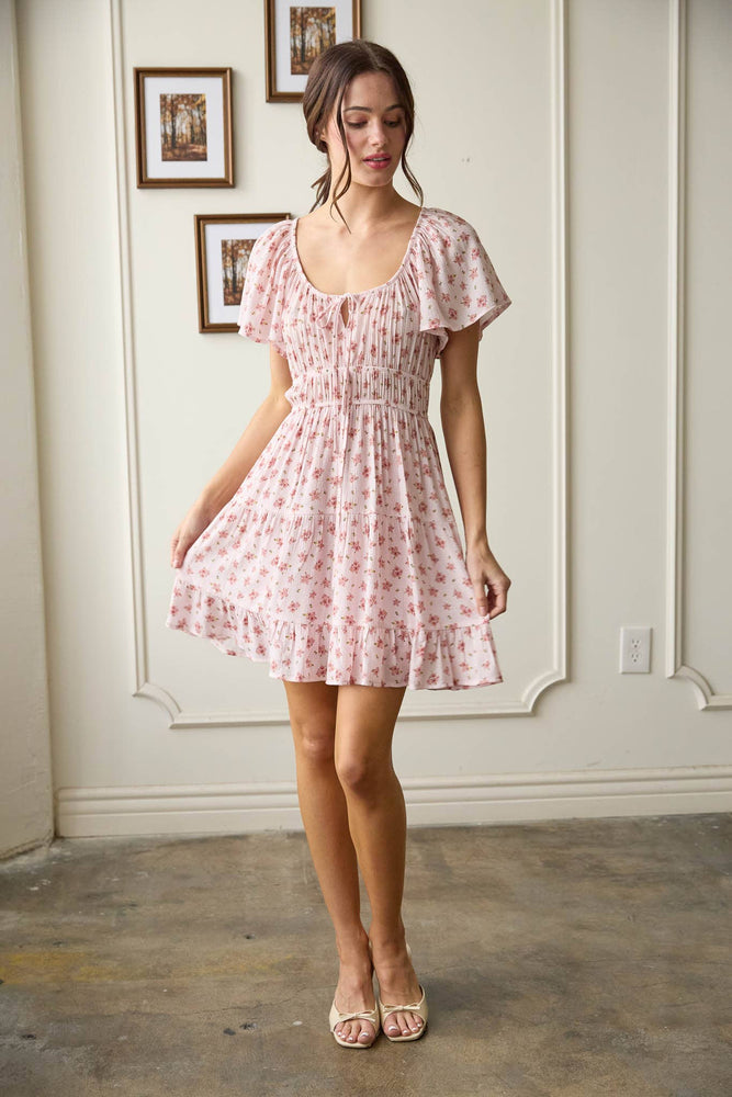 Cherry Blossom Flutter Dress