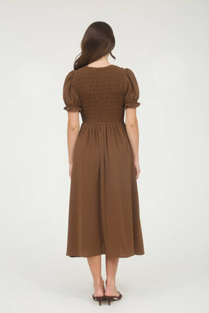 Sweet and Simple Bow Midi Dress