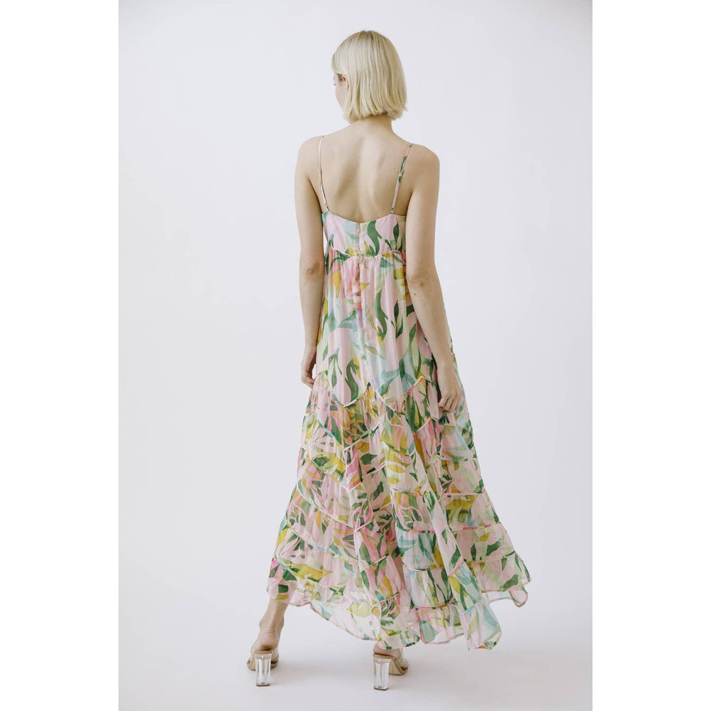 Chevron Garden Path Maxi Dress