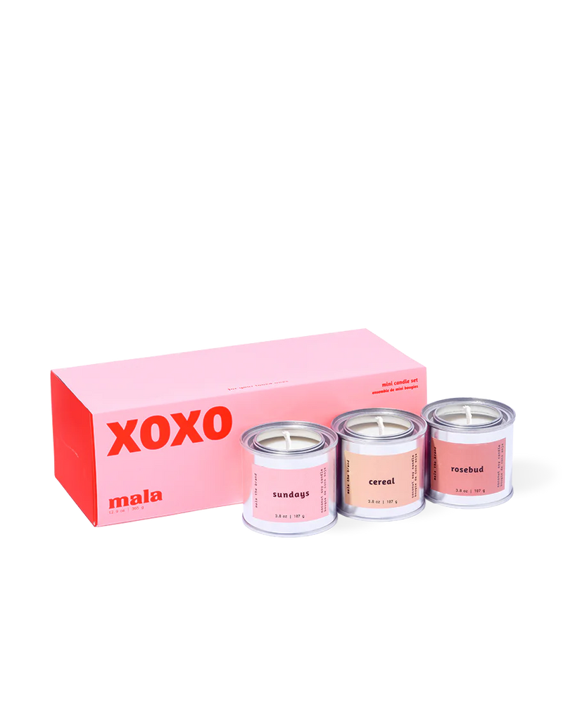 XOXO Mini Candle Set