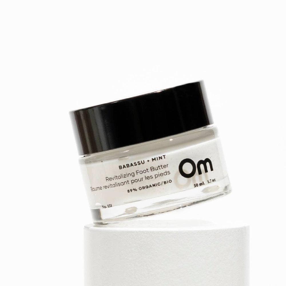 Om - Babassu + Mint Revitalizing Foot Butter