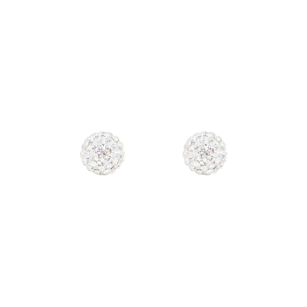 
                
                    Load image into Gallery viewer, Park and Buzz radiance stud. Sparkle ball earrings. Hillberg and Berk. Canadian Brand. Glitter ball earrings. Silver sparkle earrings jewelry jewellery
                
            