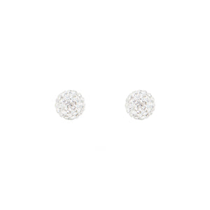 
                
                    Load image into Gallery viewer, Park and Buzz radiance stud. Sparkle ball earrings. Hillberg and Berk. Canadian Brand. Glitter ball earrings. Silver sparkle earrings jewelry jewellery
                
            