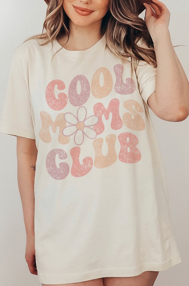 Cool Moms Club Retro Oversized T Shirt